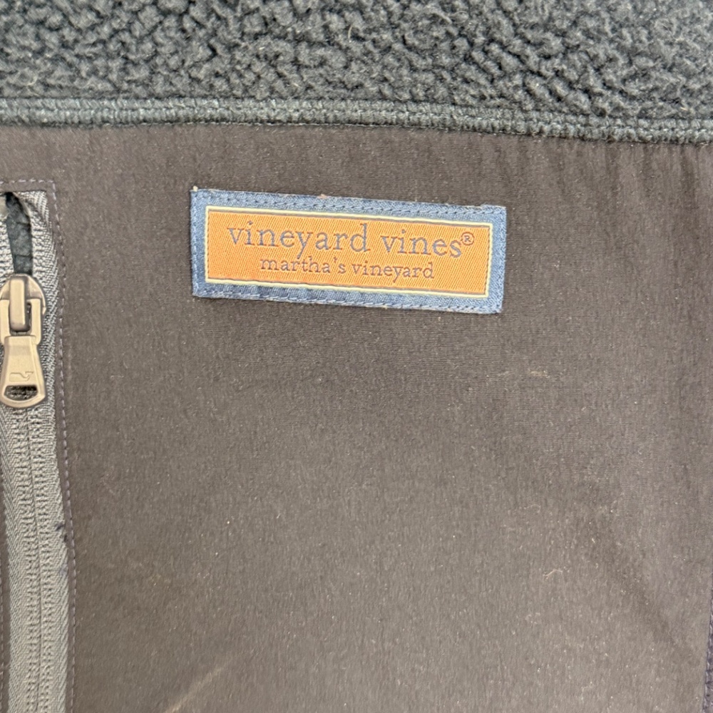Mens Vineyard Vines Marthas Vineyard Fleece Vest - XLT - Picture 2 of 3